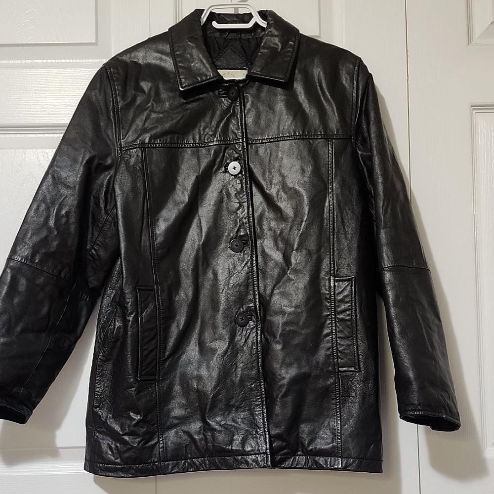 Classic Black Leather Jacket